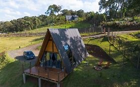 Cabana com Hidromassagem e Vista, a 12km de Treze Tílias